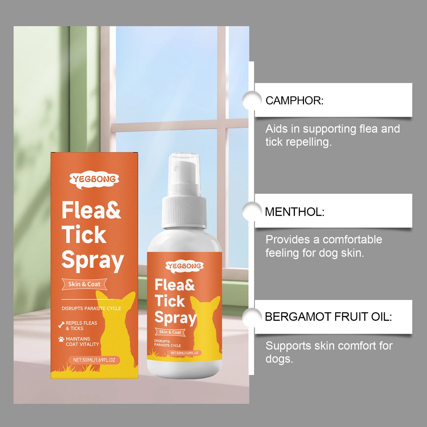 Dog Flea And Tick Prevention Spray