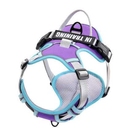 Undershirt Type Small Medium And Large Dogs Reflective Dog Outer Chest Harness To Prevent Breakaway Dog Walking Leash