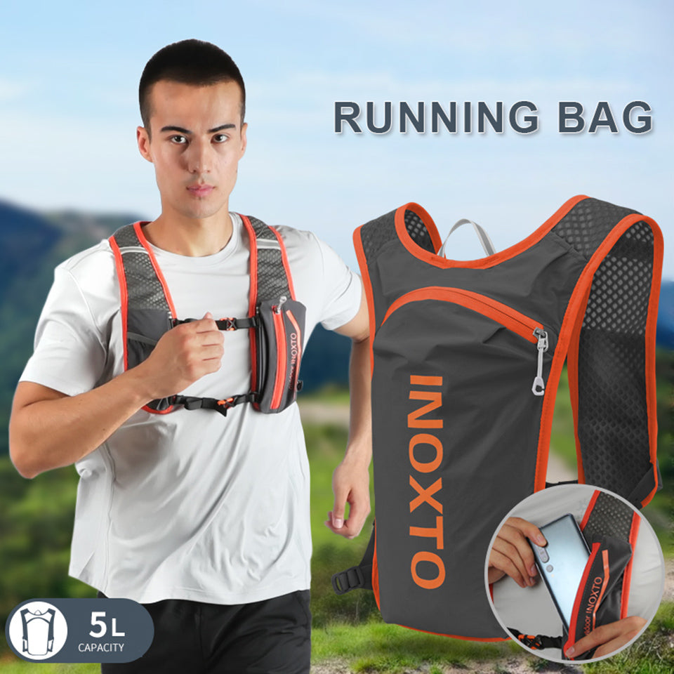 Backpack Bag 5L Lightweight Outdoor Hydration Vest Pack Hiking, running, Cycling