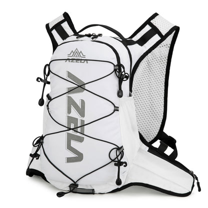 AZELA Reflective Lightweight Running/Cycling Backpack, Breathable Mesh Hydration Pack