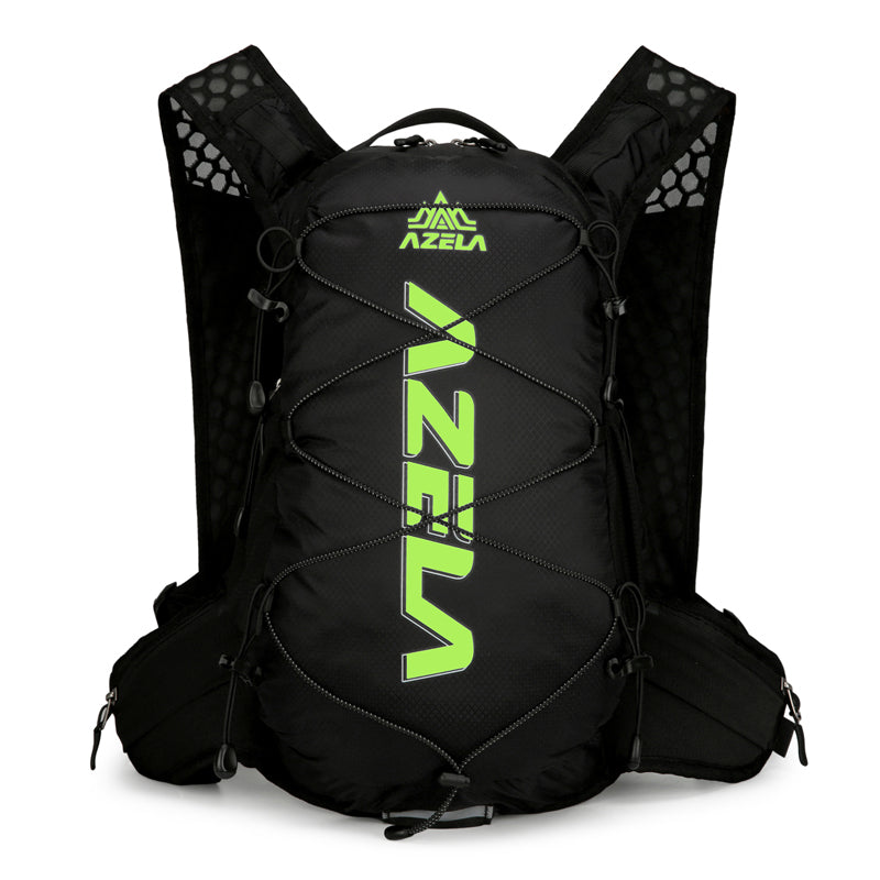 AZELA Reflective Lightweight Running/Cycling Backpack, Breathable Mesh Hydration Pack