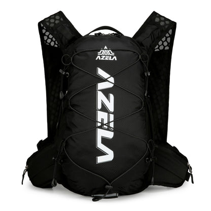 AZELA Reflective Lightweight Running/Cycling Backpack, Breathable Mesh Hydration Pack