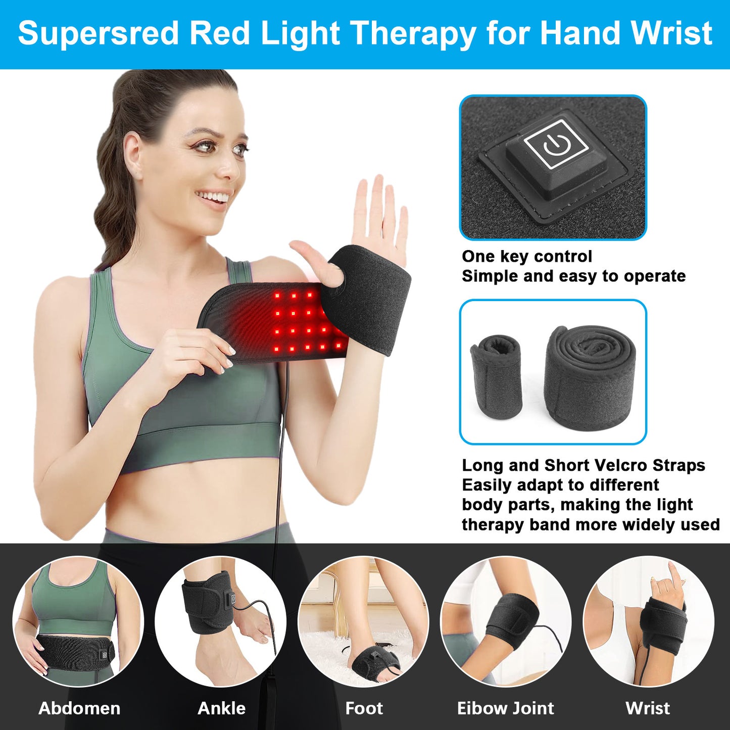 Red Light Physical Therapy Band Infrared Heating