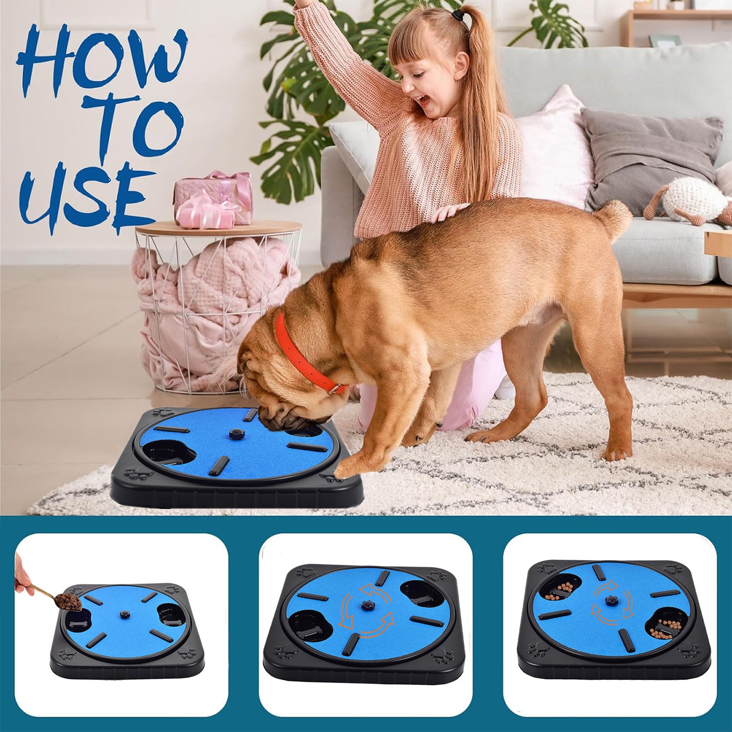 Pet Dog Scratching Board, Slow-feeding Board, Nail File Board, And Dog Toy