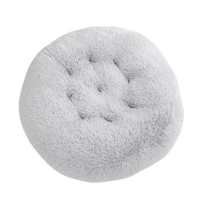 Round Pet Mat Dog Bed Plush Warm Sleep Dog Bed Cathouse Doghouse