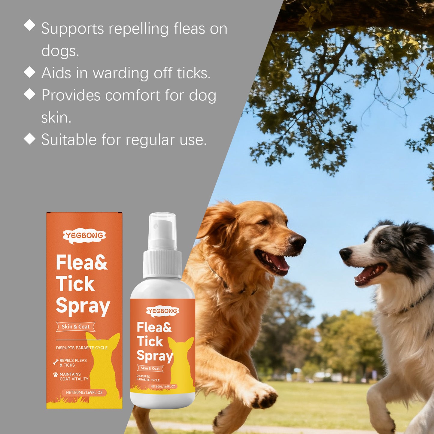 Dog Flea And Tick Prevention Spray